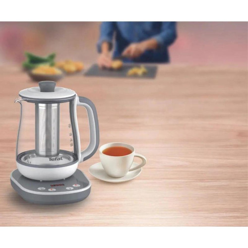 Чайник электрический Tefal BJ551B10 1.5л. белый корпус: стекло/пластик (7211004581)
