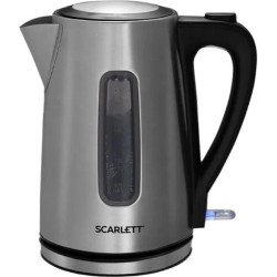 Чайник электрический Scarlett SC-EK21S13 1.7л. 2200Вт серебристый/черный корпус: металл/пластик