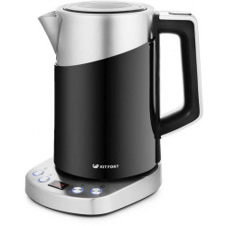 Чайник электрический Kitfort КТ-660-2 1.7л. 2200Вт черный корпус: металл/пластик