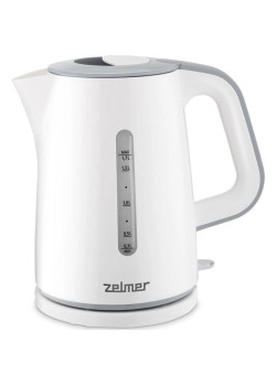 Чайник электрический Zelmer ZCK7620S 1.7л. 2000Вт белый корпус: пластик (71504568P)