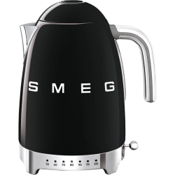 Стиль 50-х г., чайник электрический, 1.7 л , 2400 Вт, корпус из нержавеющей стали, черный