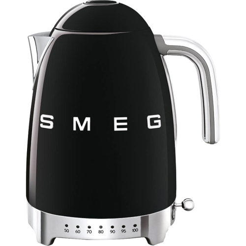 Стиль 50-х г., чайник электрический, 1.7 л , 2400 Вт, корпус из нержавеющей стали, черный