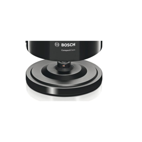 Чайник BOSCH/ Чёрный, 2400 Вт, 1.7 л, плоский нагревательный элемент