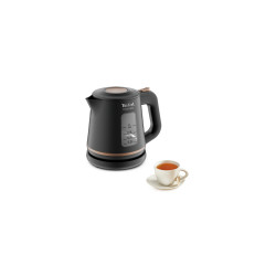 Чайник Tefal/ Чайник Tefal, объем 1 л, потребляемая мощность 2200 Вт, механическое управление, индикатор включения, отключение при отсутствии воды, отключение при снятии, цвет черный