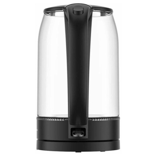 Чайник электрический Moulinex BY1S08F0 1.7л. 2200Вт черный/прозрачный корпус: стекло/пластик