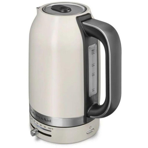 Электрический чайник KitchenAid, 1.7 л, регулировка температуры 50-100 градусов, съемный фильтр от накипи, индикация уровня воды, автоматическое отключение, цвет белый