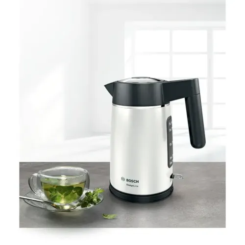 Электрический чайник Bosch TWK5P471 Электрический чайник Bosch, объем 1.7 л, закрытая спираль, индикация включения, индикация уровня воды, встроенный фильтр, автоматическое отключение при закипании, защита от перегрева, мощность 2400 Вт, цвет белый Электрический чайник Bosch TWK5P471 Электрический чайник Bosch, объем 1.7 л, закрытая спираль, индикация включения, индикация уровня воды, встроенный фильтр, автоматическое отключение при закипании, защита от перегрева, мощность 2400 Вт, цвет белый