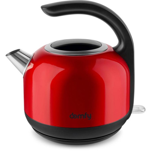 Чайник электрический Domfy DSC-EK506 1.7л. 2200Вт красный/черный корпус: металл/пластик
