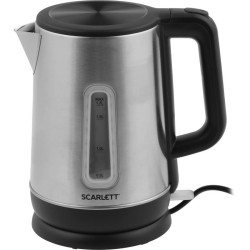 Чайник электрический Scarlett SC-EK21S23 1.7л. 2200Вт серебристый/черный корпус: металл