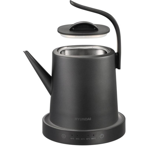 Чайник электрический Hyundai HYK-S5503 1л. 1200Вт титан/титановый корпус: металл