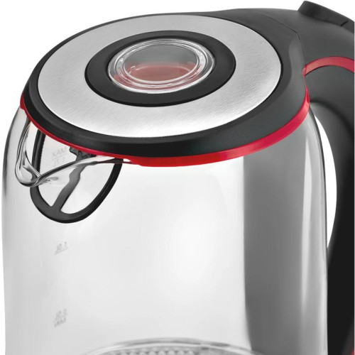 Чайник электрический Vitek VT-7009 1.7л. 2200Вт прозрачный корпус: стекло