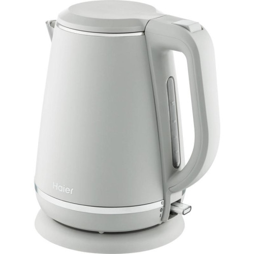 Чайник электрический Haier HK-502 1.5л. 3000Вт серый корпус: нерж.сталь/пластик (TD0029960RU)