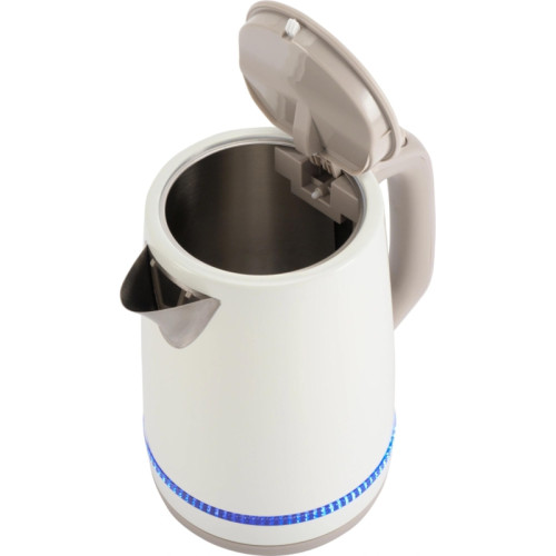 Чайник электрический Vitek VT-WK1066 1.7л. 2200Вт бежевый/коричневый корпус: металл/пластик