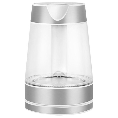 Чайник электрический Starwind SKG2011 1.7л. 2200Вт белый/серебристый корпус: стекло/металл/пластик