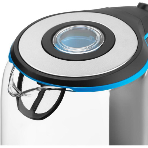 Чайник электрический Vitek VT-7028 1.7л. 2200Вт прозрачный корпус: стекло