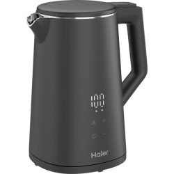 Чайник электрический Haier HK-503 1.7л. 2200Вт черный корпус: пластик (FM04WQD00RU)