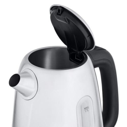 Чайник электрический Starwind SKS3210 1.7л. 2200Вт серебристый/черный корпус: металл/пластик