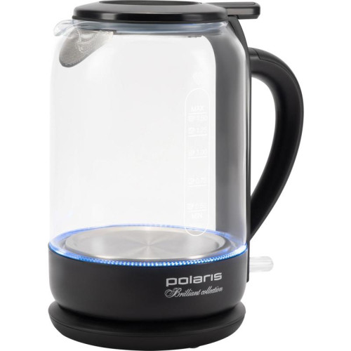 Чайник электрический Polaris PWK 1753CGL 1.5л. 1950Вт черный корпус: стекло/пластик
