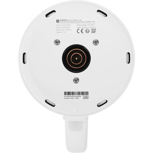 Чайник электрический Xiaomi 2 Lite EU 1.5л. 1500Вт белый корпус: металл/пластик (BHR9036EU)