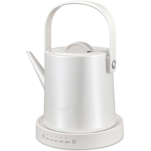 Чайник электрический Rondell RDE-WK804 1л. 1200Вт жемчужный корпус: металл