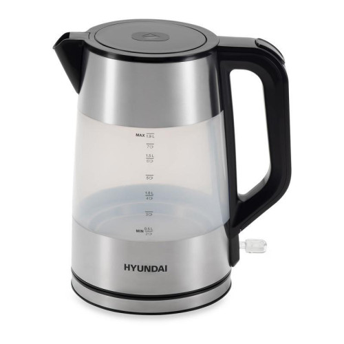 Чайник электрический Hyundai HYK-P4026 1.9л. 2200Вт черный корпус: пластик
