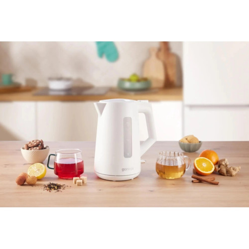 Чайник электрический Gorenje K17OPW 1.7л. 2200Вт белый корпус: пластик