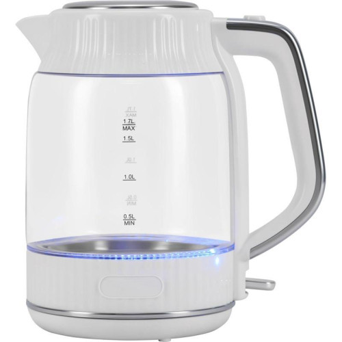 Чайник электрический Vitek VT-WK1059 1.7л. 2200Вт белый корпус: стекло/пластик