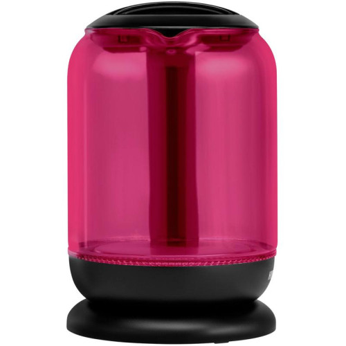 Чайник электрический Hyundai HYK-G4808 1.7л. 2200Вт малиновый/черный корпус: стекло