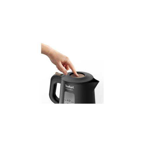 Чайник Tefal/ Чайник Tefal, объем 1 л, потребляемая мощность 2200 Вт, механическое управление, индикатор включения, отключение при отсутствии воды, отключение при снятии, цвет черный