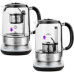 Чайник электрический Kitfort КТ-6116 1.7л. 2200Вт нержавеющая сталь/черный корпус: стекло/металл/пластик