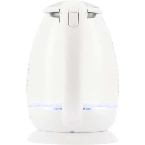 Чайник электрический Hyundai HYK-G3805 1.7л. 2200Вт белый/прозрачный корпус: стекло