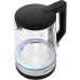 Чайник электрический Hyundai HYK-G8808 1.7л. 2200Вт черный/серебристый корпус: стекло Чайник электрический Hyundai HYK-G8808 1.7л. 2200Вт черный/серебристый корпус: стекло