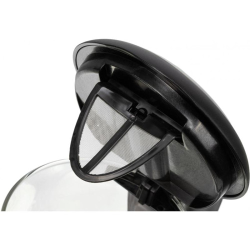 Чайник электрический Hyundai HYK-G2030 1.7л. 2200Вт черный корпус: стекло/пластик