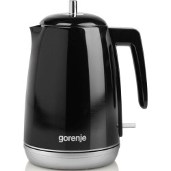 Чайник электрический Gorenje K15RLBK 1.7л. 2200Вт черный корпус: металл/пластик