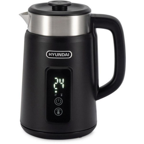 Чайник электрический Hyundai HYK-S3505 1.5л. 2200Вт черный корпус: металл/пластик
