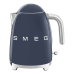 Чайник SMEG, Стиль 50-х г., чайник электрический, 1.7 л , 2400 Вт, корпус из нержавеющей стали, цвет темно-синий Чайник SMEG, Стиль 50-х г., чайник электрический, 1.7 л , 2400 Вт, корпус из нержавеющей стали, цвет темно-синий