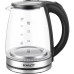 Чайник электрический Scarlett SC-EK27G103 1.8л. 1800Вт сталь/черный корпус: стекло/металл/пластик