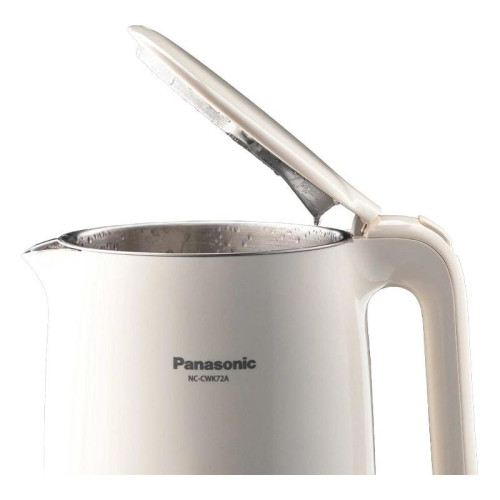 Чайник электрический Panasonic NC-CWK72A 1.5л. 1500Вт бежевый корпус: полупропилен/нержавеющая сталь
