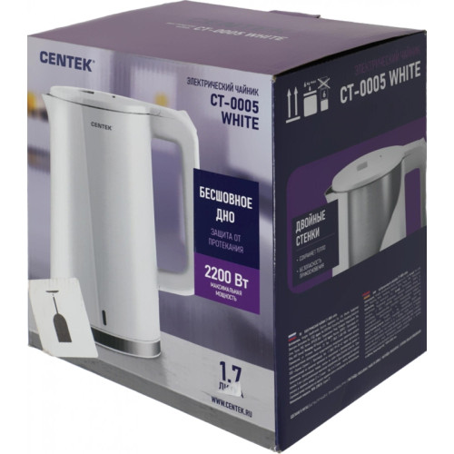 Чайник CT-0005 White Centek