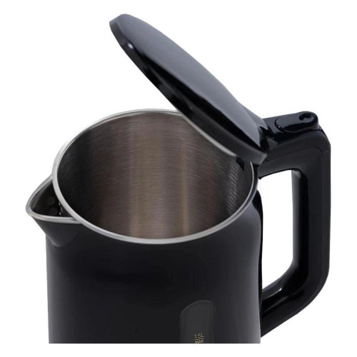 Чайник электрический Scarlett SC-EK21S45 1.5л. 2200Вт черный корпус: нерж.сталь/пластик