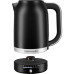 Электрочайник KitchenAid, термо-контроль, 1.7 л., матовый черный