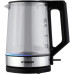 Чайник электрический Hyundai HYK-G8808 1.7л. 2200Вт черный/серебристый корпус: стекло Чайник электрический Hyundai HYK-G8808 1.7л. 2200Вт черный/серебристый корпус: стекло