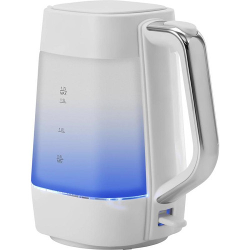 Чайник электрический Vitek VT-WK1058 1.7л. 2200Вт белый корпус: стекло/пластик Чайник электрический Vitek VT-WK1058 1.7л. 2200Вт белый корпус: стекло/пластик