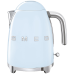 Стиль 50-х г., чайник электрический, 1.7 л , 2400 Вт, корпус из нержавеющей стали, пастельный голубой Стиль 50-х г., чайник электрический, 1.7 л , 2400 Вт, корпус из нержавеющей стали, пастельный голубой