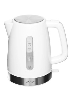 Чайник электрический Candy CK-101 1.7л. 2200Вт белый корпус: пластик