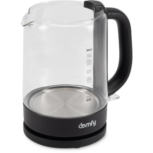 Чайник электрический Domfy DSB-EK304 1.7л. 2200Вт черный корпус: стекло/пластик Чайник электрический Domfy DSB-EK304 1.7л. 2200Вт черный корпус: стекло/пластик