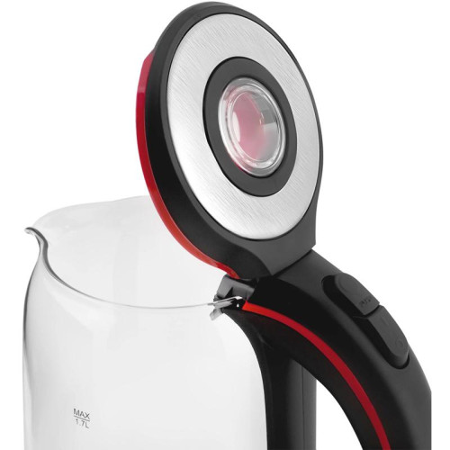 Чайник электрический Vitek VT-7009 1.7л. 2200Вт прозрачный корпус: стекло