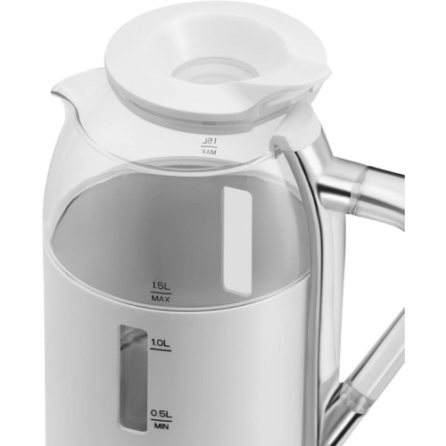 Чайник электрический Polaris PWK 1563CGL 1.5л. 2200Вт белый/прозрачный корпус: стекло/пластик Чайник электрический Polaris PWK 1563CGL 1.5л. 2200Вт белый/прозрачный корпус: стекло/пластик