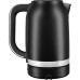 Электрочайник KitchenAid, термо-контроль, 1.7 л., матовый черный