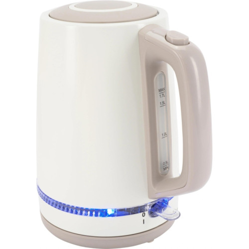 Чайник электрический Vitek VT-WK1066 1.7л. 2200Вт бежевый/коричневый корпус: металл/пластик
